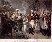 Daniel Orme Lord Cornwallis Receiving the Sons of Tipu Sultan as Hostages Sweden oil painting artist